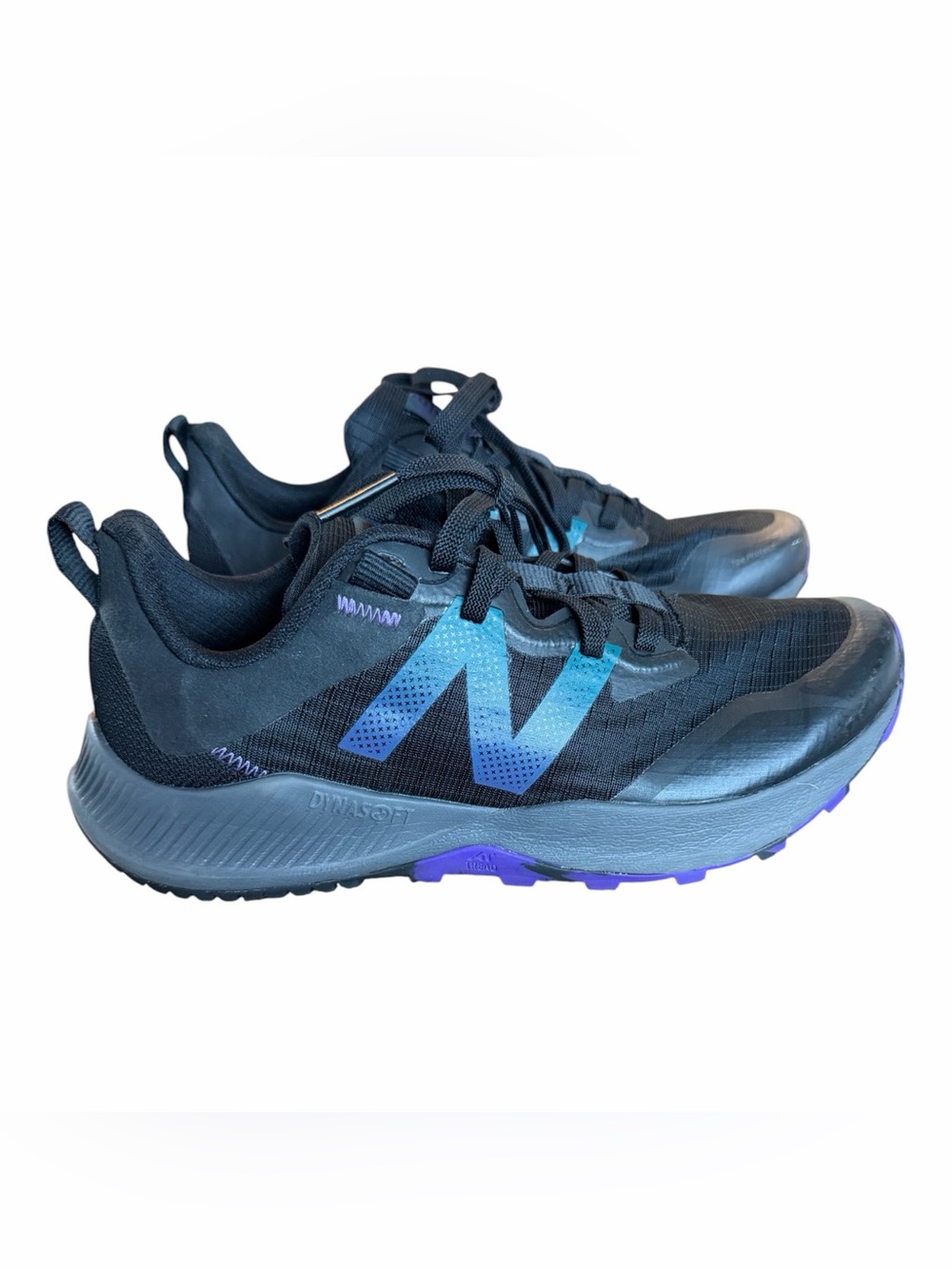 New Balance Sneakers with Blue and Purple Accents